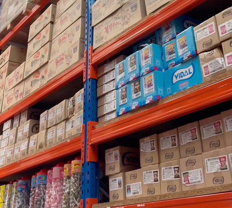 The Kandy King warehouse with wholesale confectionery stock