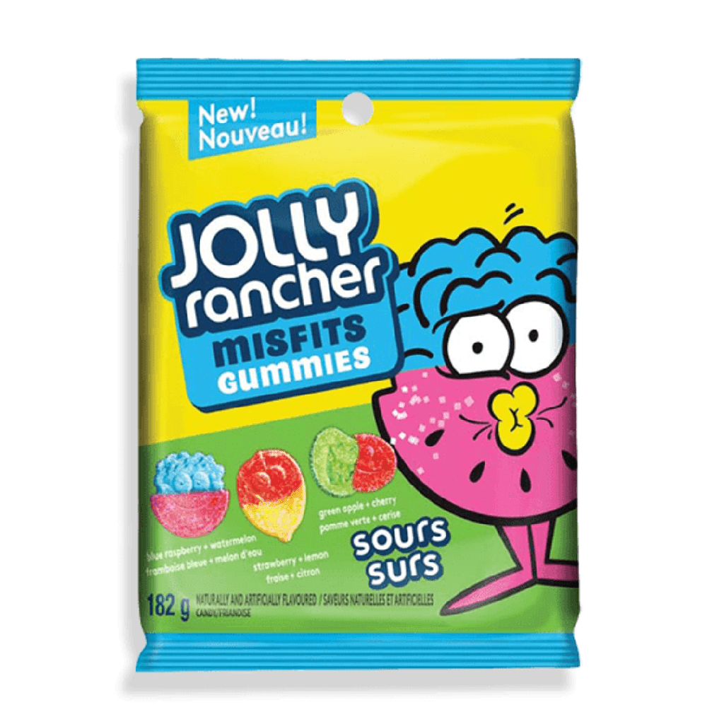 Jolly Rancher Gummies Misfits Lemonade Sour USA (10x182g)