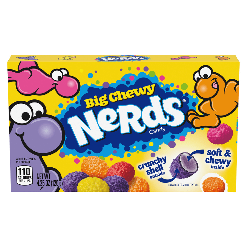 Nerds Big Chewy Theatre Box (12x120g)