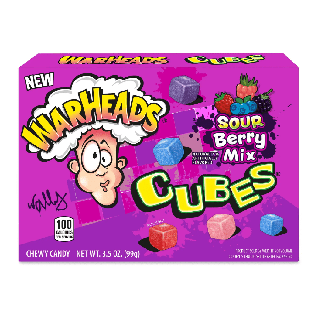 Warheads Sour Berry Cubes Theatre Box (12x99g)