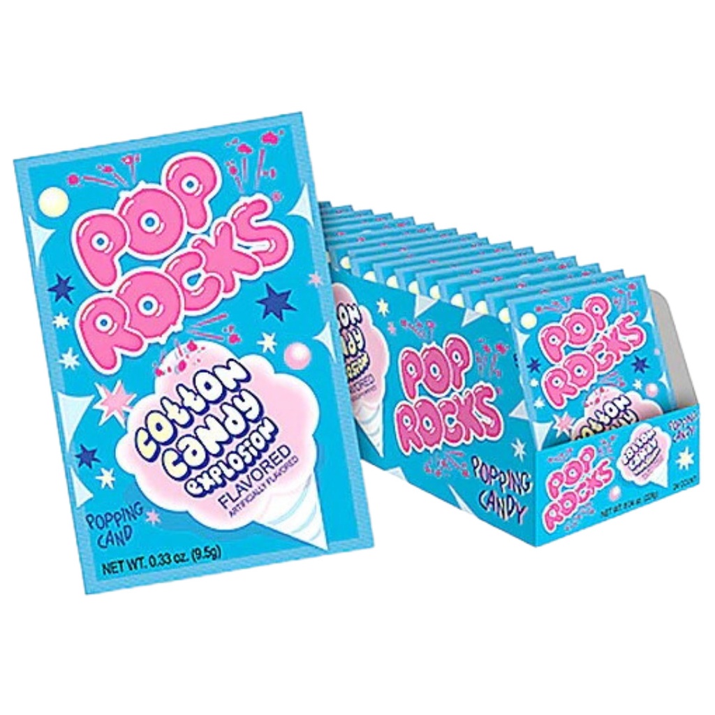 Pop Rocks Cotton Candy Explosion Flavour USA (24 x 9.5g)