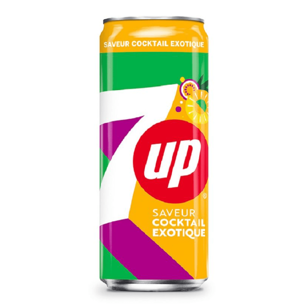 7up Exotique Cocktail Slim Can (24 x 330ml)