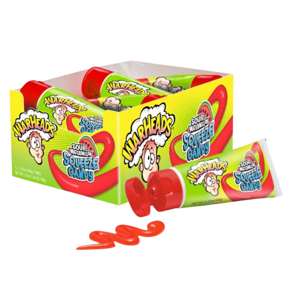 Warheads Sour Watermelon Squeeze Candy (12x64g)