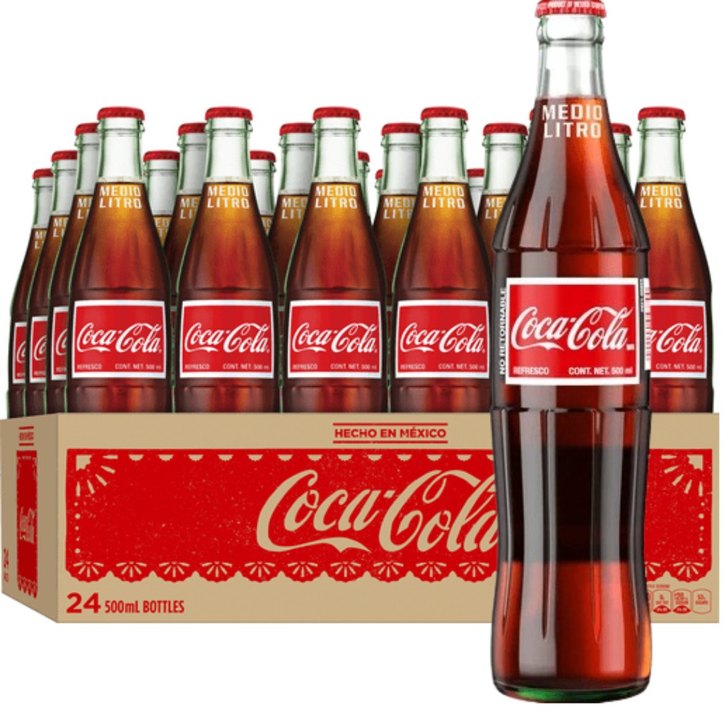 Coca Cola Glass Bottle Mexican (24x355ml)