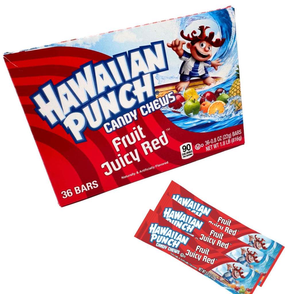 Hawaiian Punch Fruit Juicy Red Chew Bar (36x22g)