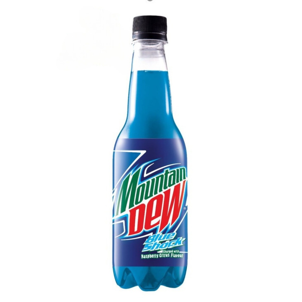 Mountain Dew Blue Shock Bottles (24x400ml)