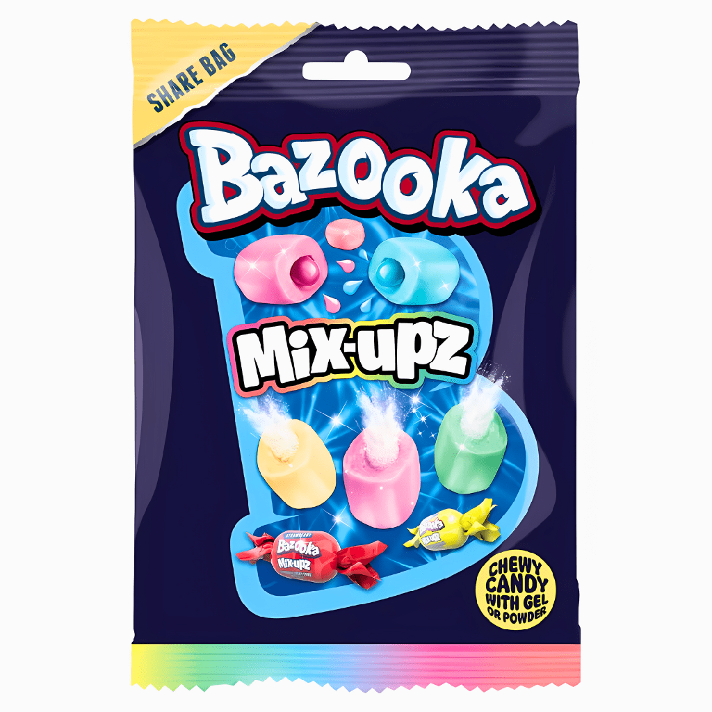 Bazooka Mix-upz Share Bags (12x140g)