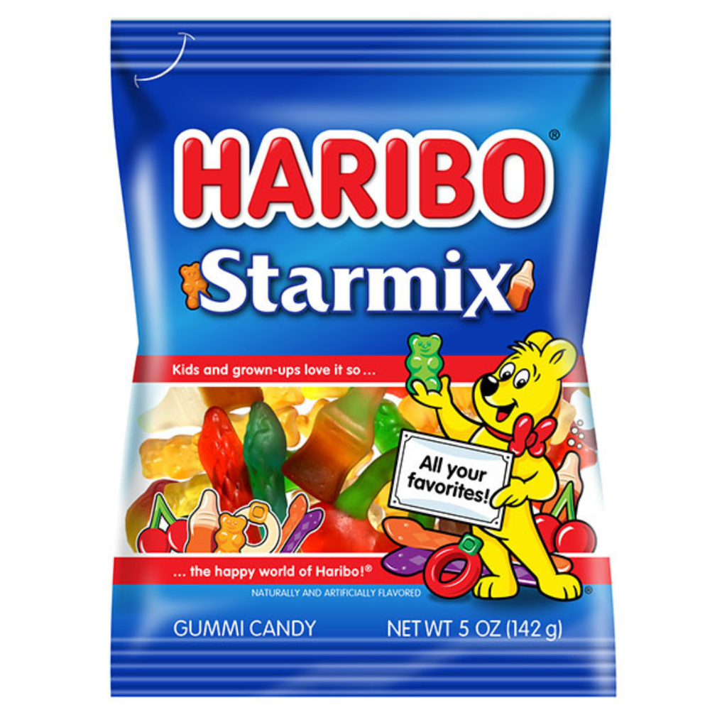 Haribo Starmix USA Peg Bag (12x142g)