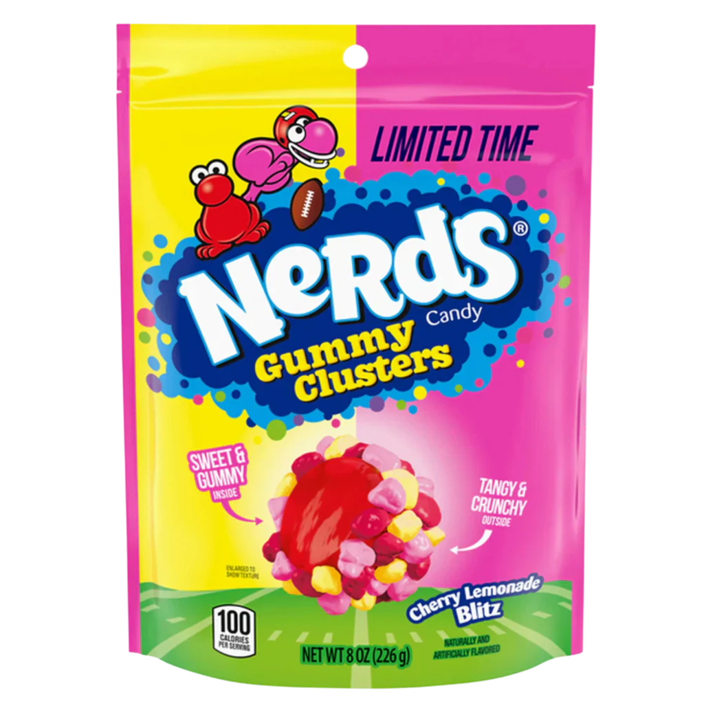 Nerds Gummy Cluster Cherry Lemonade Blitz Pouch (6x226g) packets