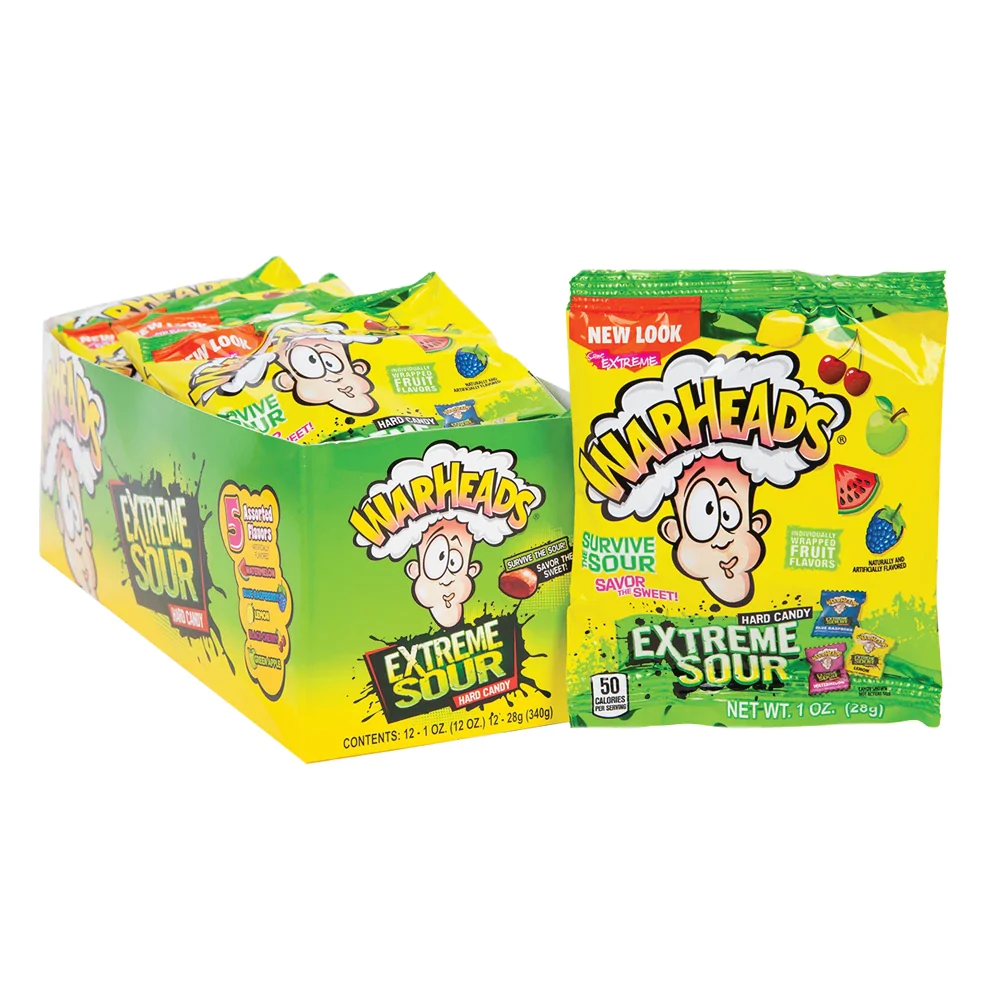 Warhead Extreme Sour Mini Bag (12x28g)