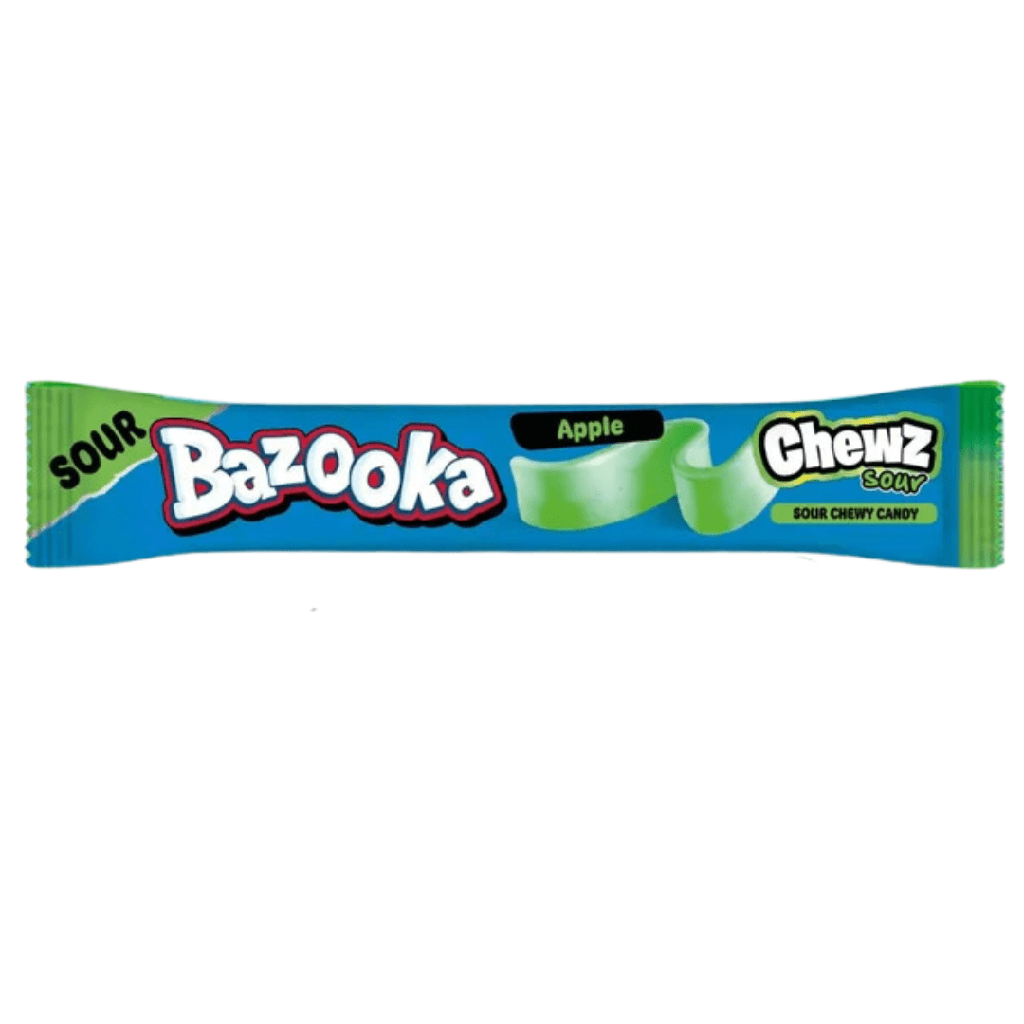 Bazooka Sour Apple Chew Bar (60x14g)