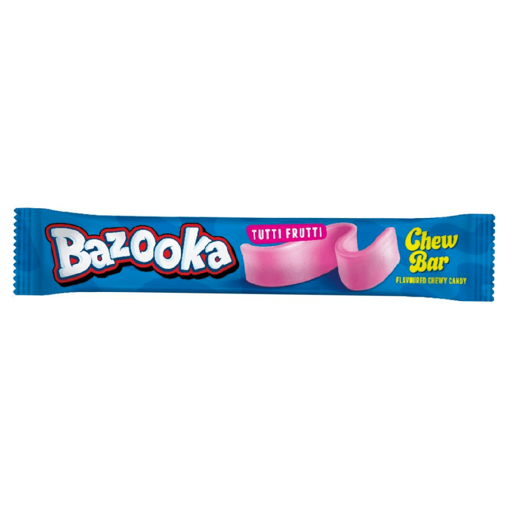 Bazooka Tutti Frutti Chew Bar (60x14g)