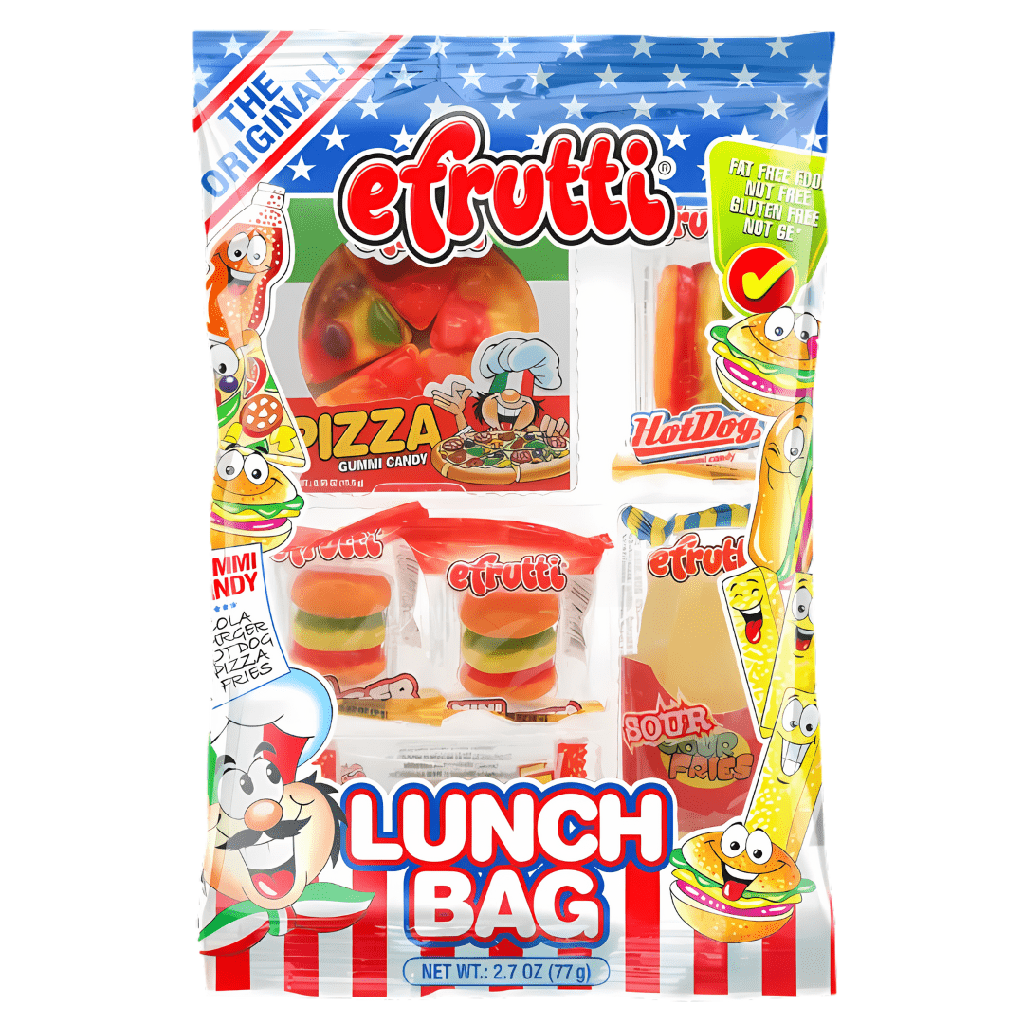 eFrutti Gummi Lunch Peg Bag USA (12x77g)