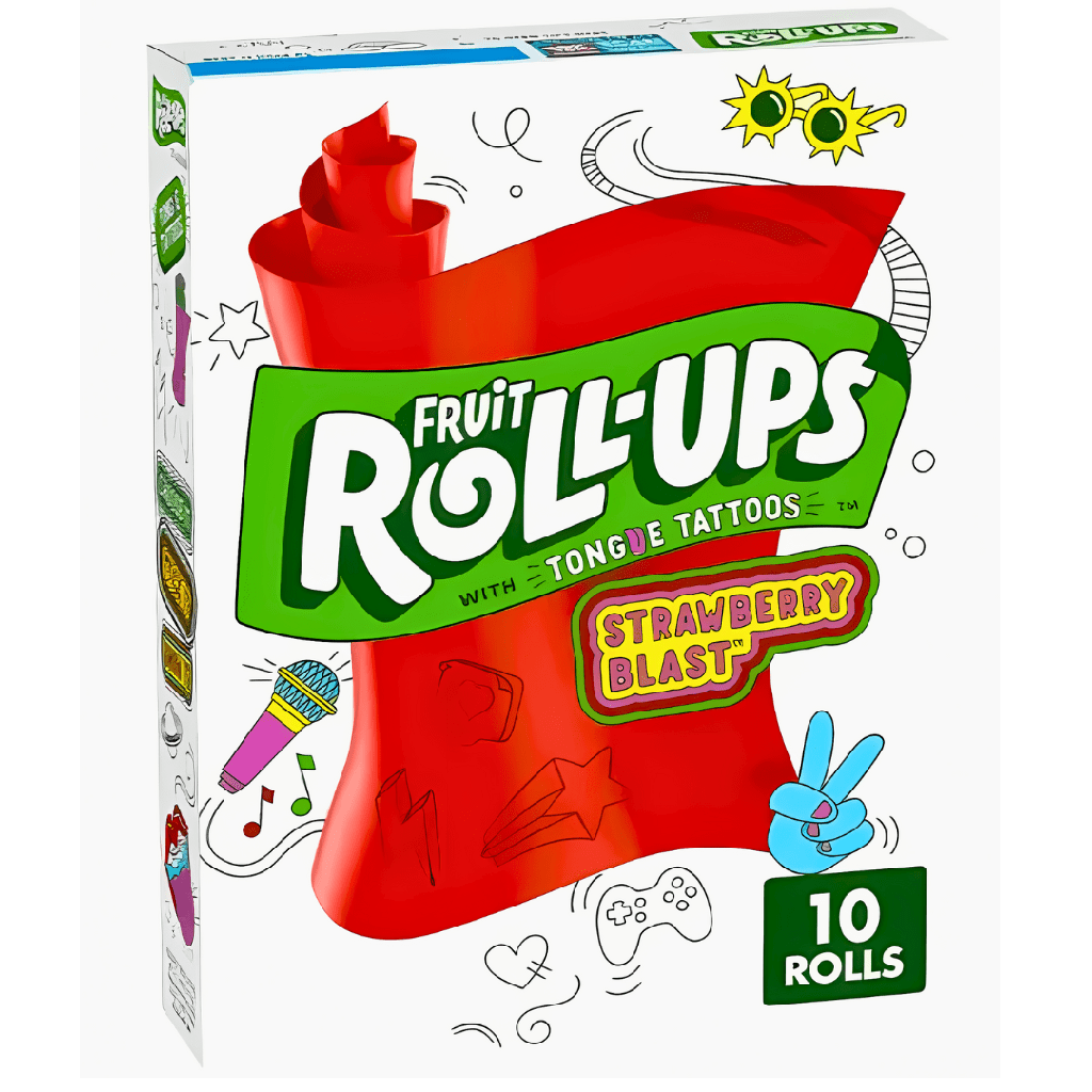 Fruit Roll Ups Strawberry Blast USA (10 Rolls) (10x141g)