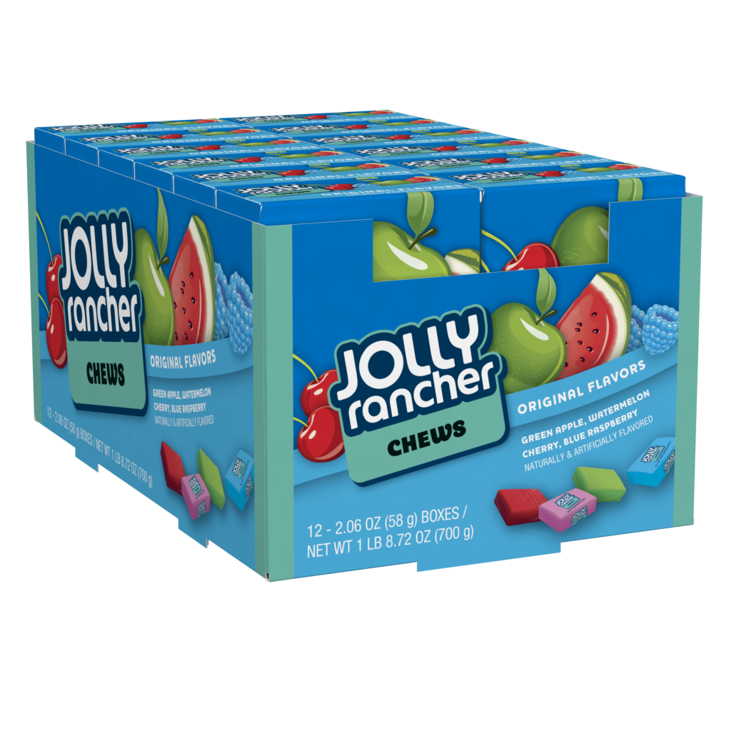 Jolly Rancher Fruit Chews Box (12x58g)