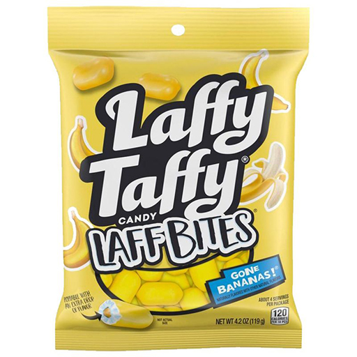 Laffy Taffy Laff Bites Banana Peg Bag – 119g
