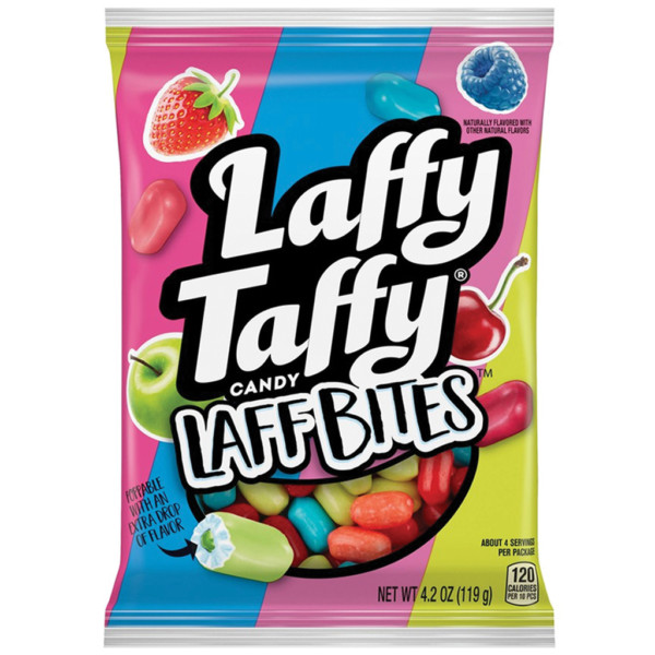 Laffy Taffy Laff Bites Large Peg Bag (120g)