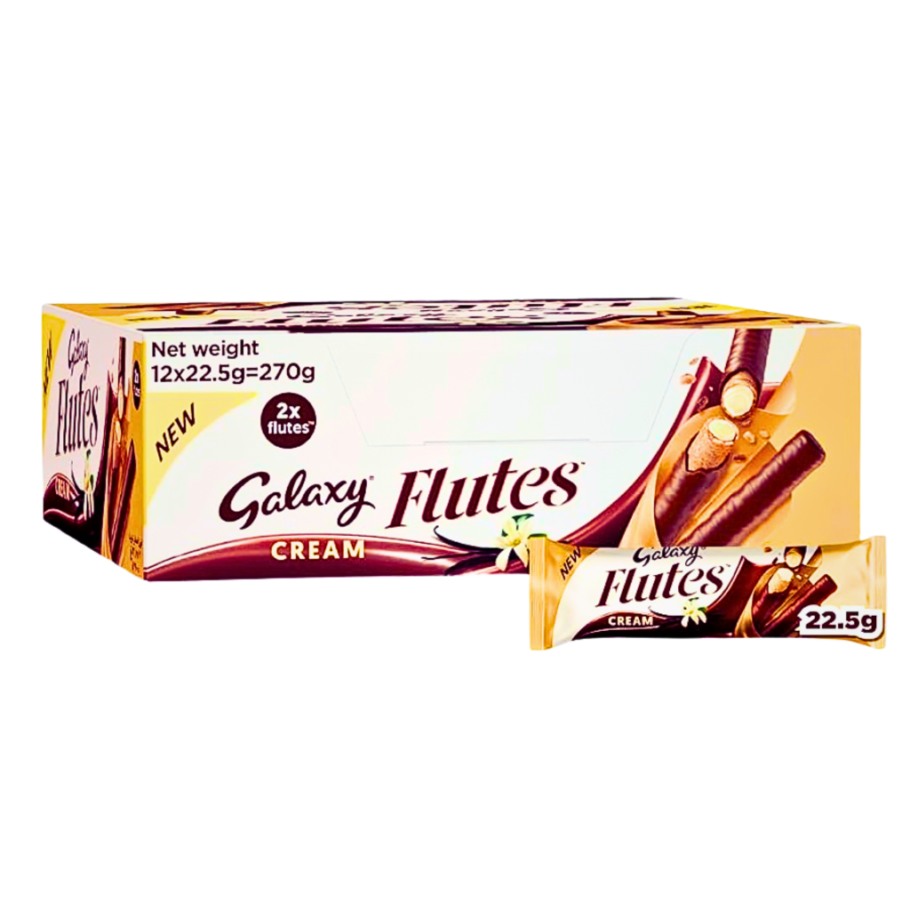 Galaxy Fluter Cream Rolls (12×22.5g)