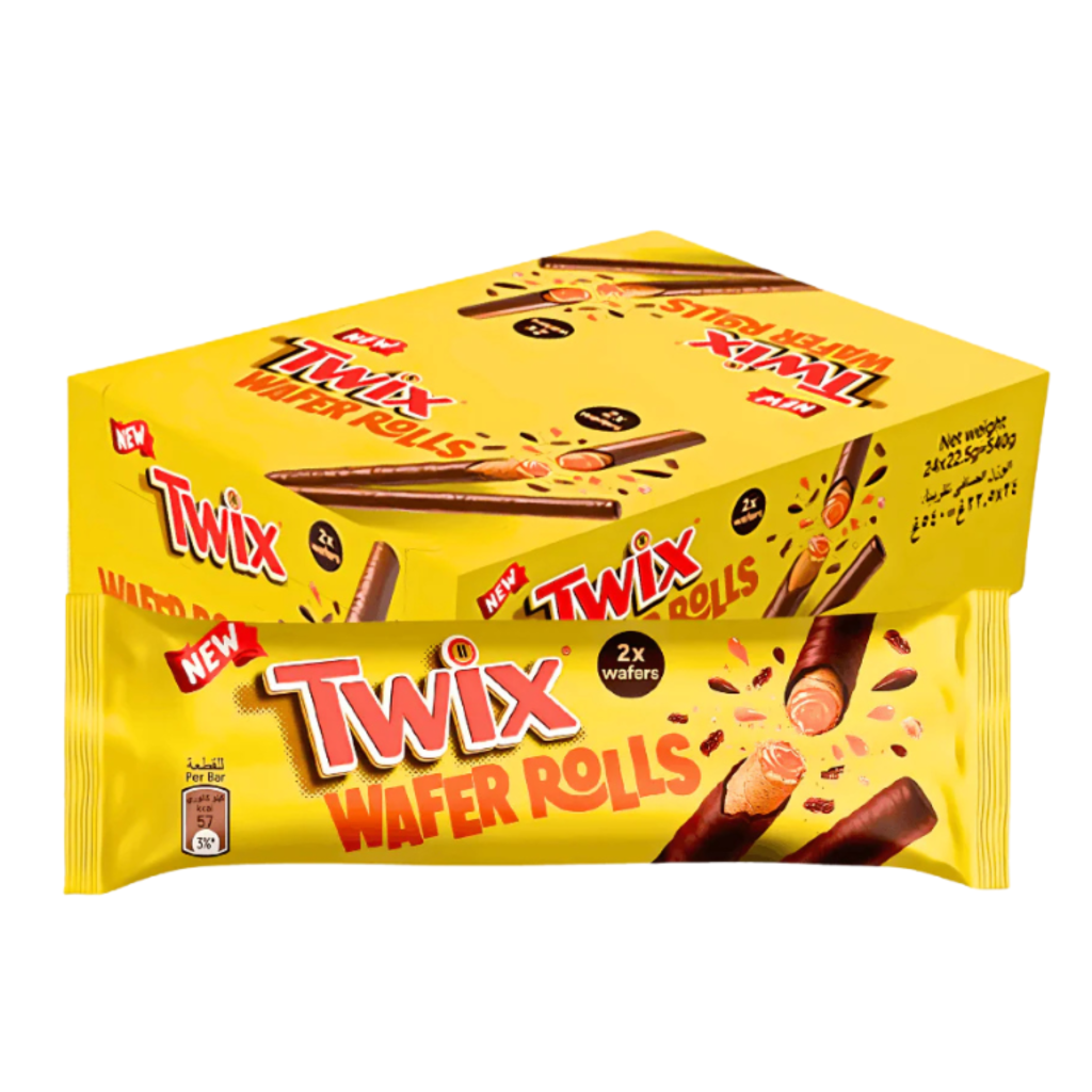 Twix Wafer Rolls (12×22.5g)