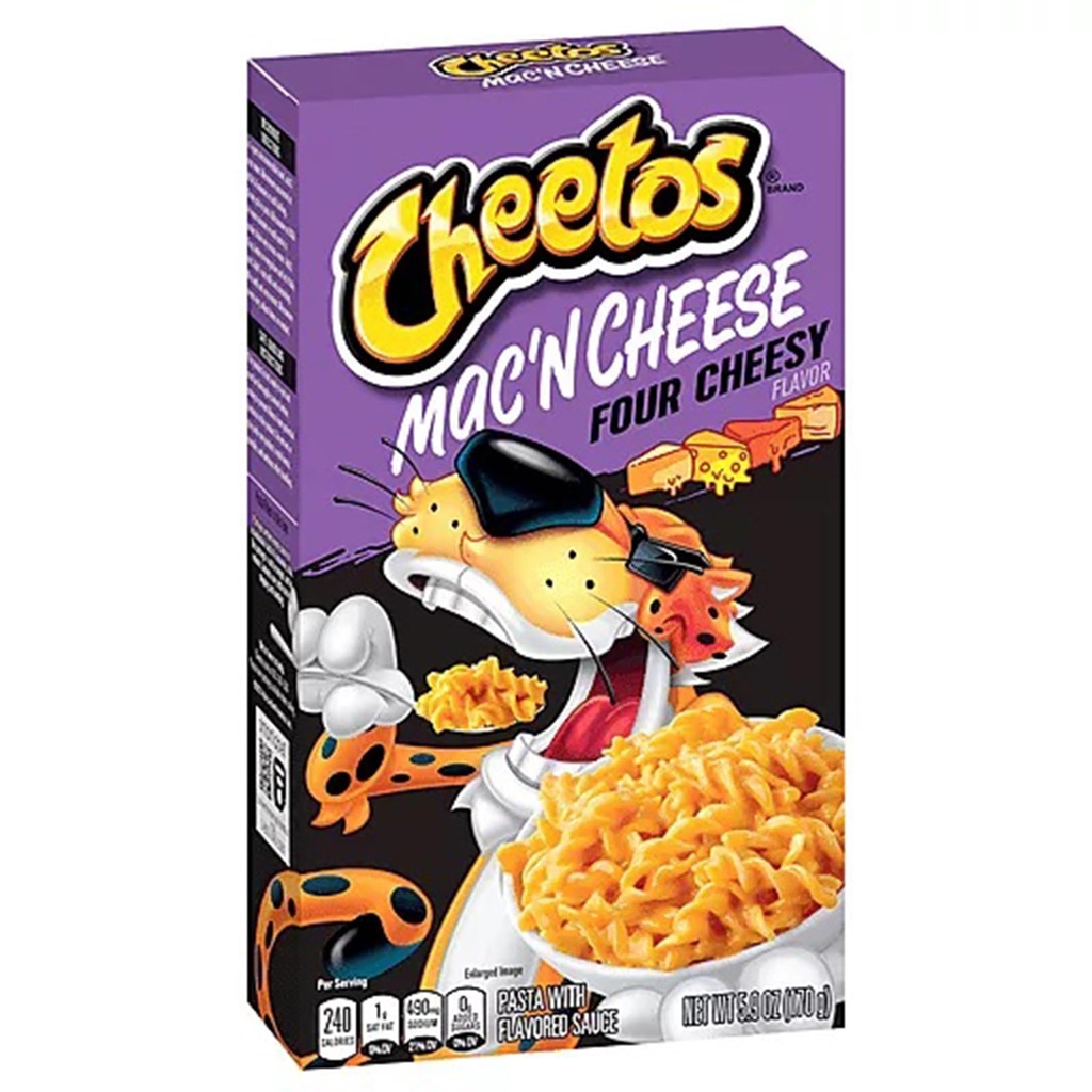 Cheetos Mac n Cheese – USA Cheesy Four Cheese (12x170g)