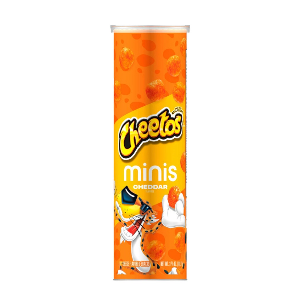 Cheetos Canisters Minis Cheddar – (12x102g)