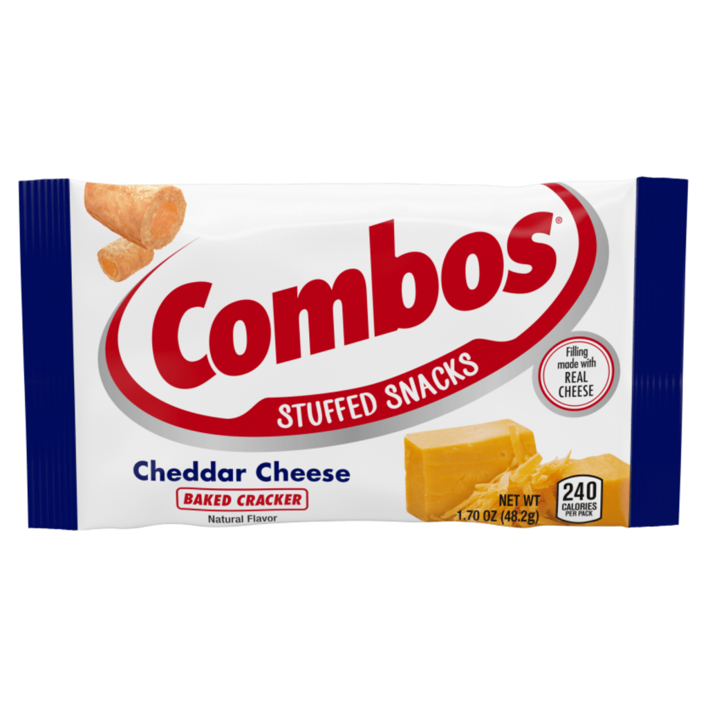 Combos Stuffed Snacked Cheddar Cracker (18 x 48g)