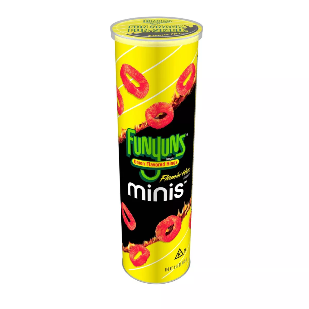 Funyuns Canisters Minis Flamin Hot (12 x 81.5g)