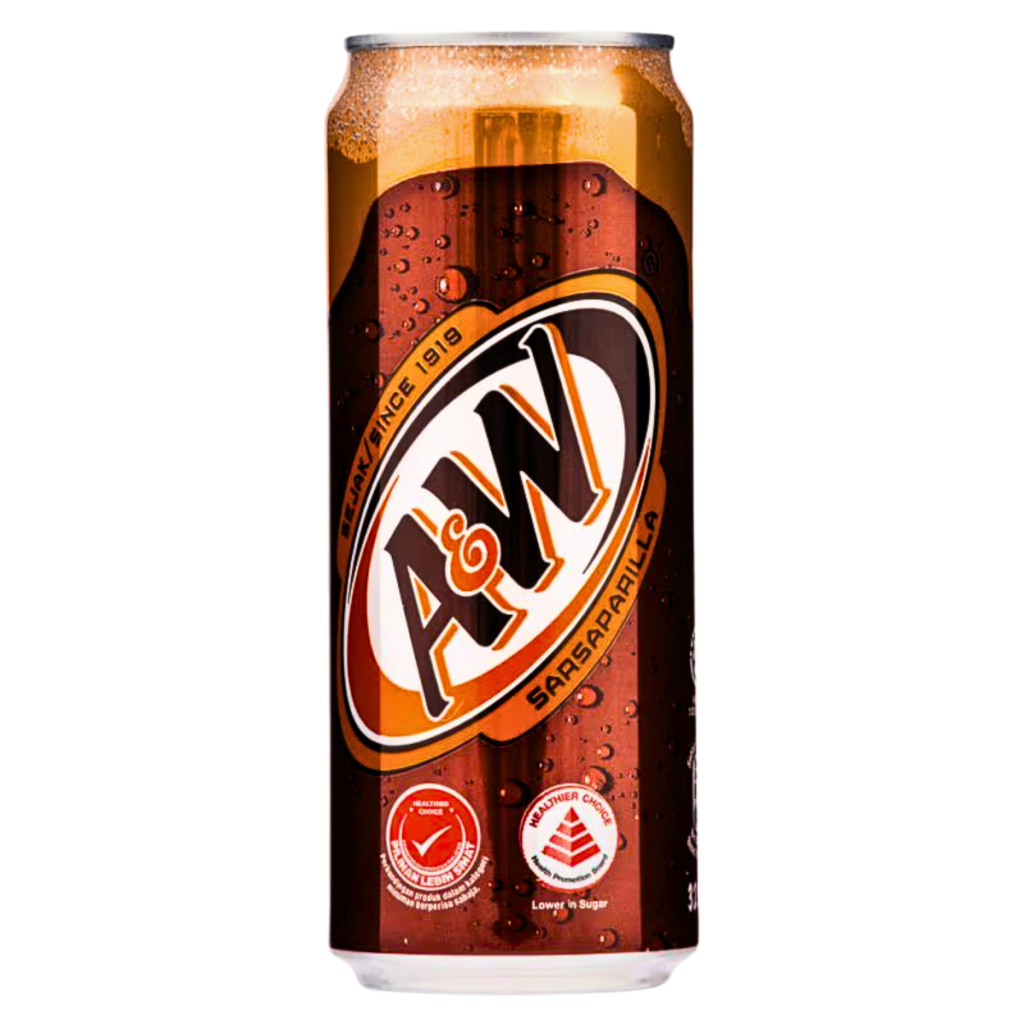 A&W Sarsaparilla Cans Malaysia (12x320ml)