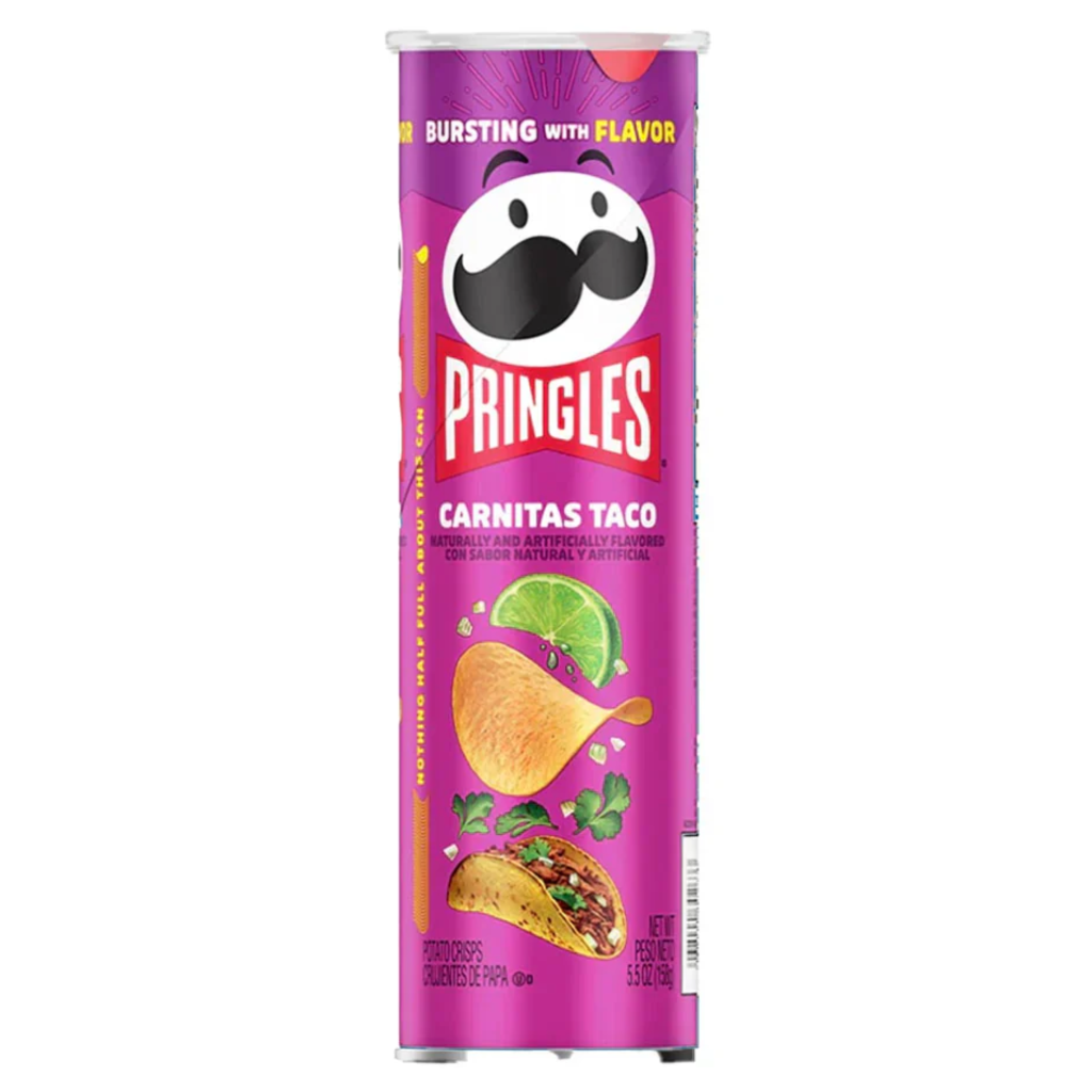 Pringles Carnitas Taco Flavour USA (14 x 158g)