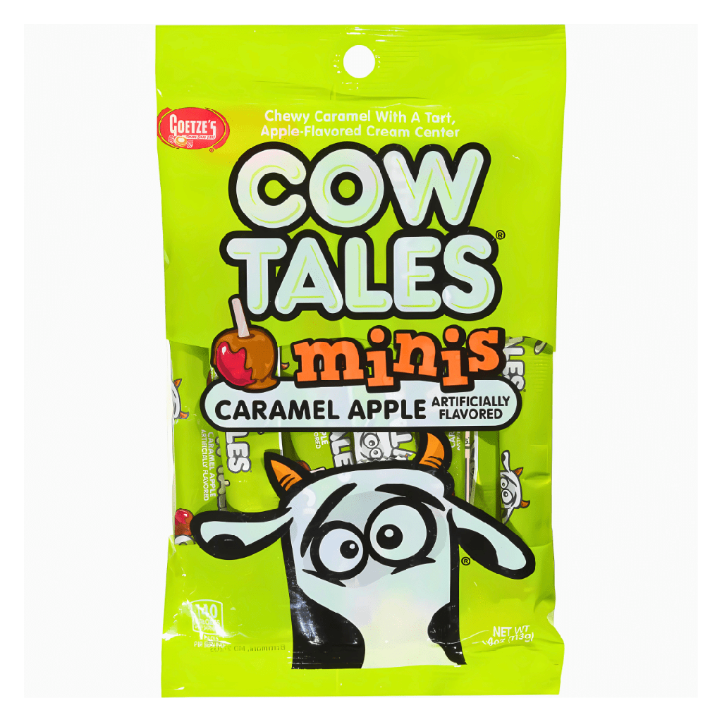 Goetze’s Caramel Apple Cow Tales Mini Peg Bag USA (9 x 113g)