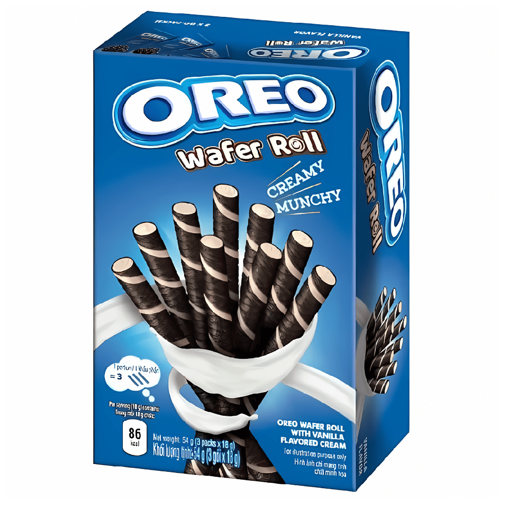 Oreo Wafer Rolls Vanilla (20x54g)