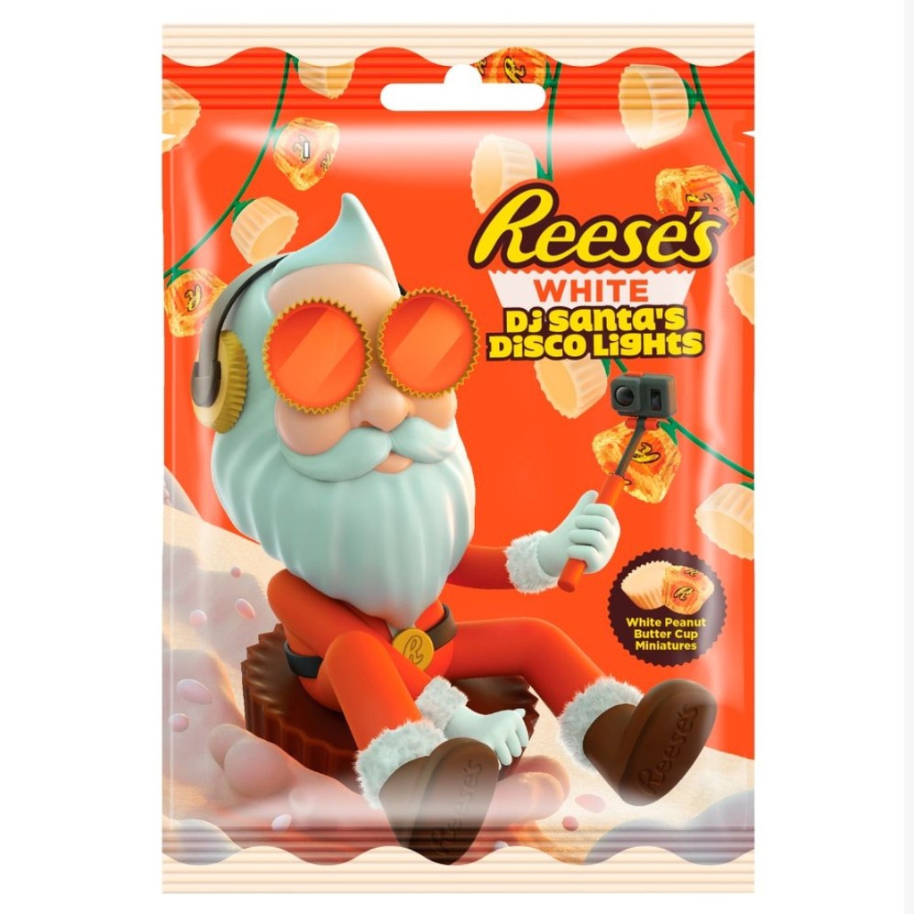 Reese’s DJ Santa Disco Lights White Cups (20x70g)
