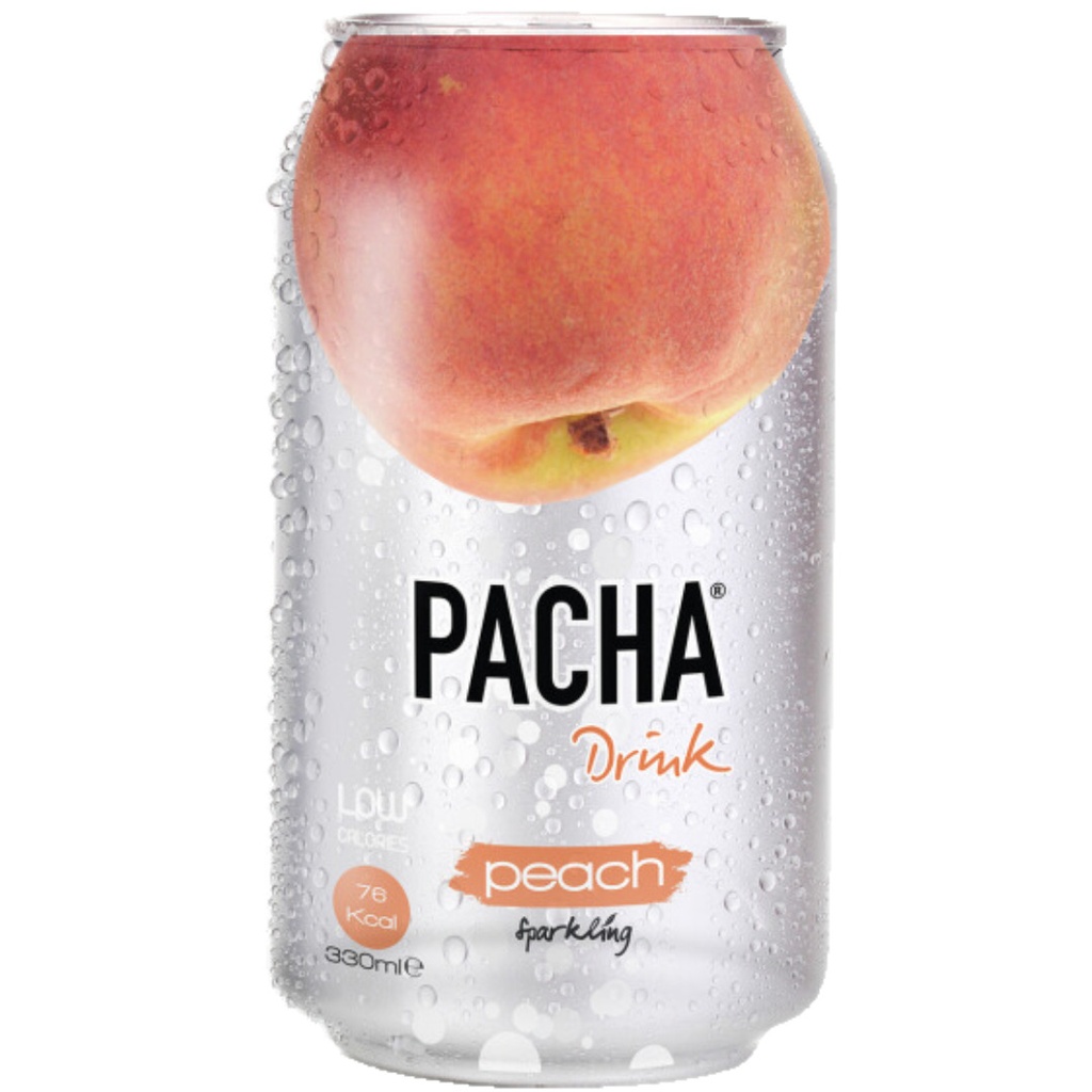 Pacha Drink Peach Flavour 24x 330ml