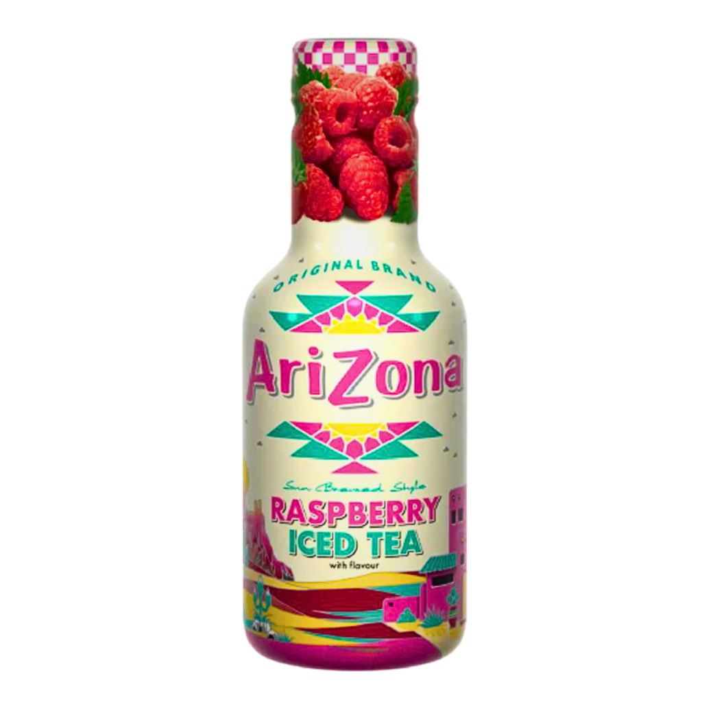 AriZona Raspberry Bottle With Iced Tea (6 x 500ml)