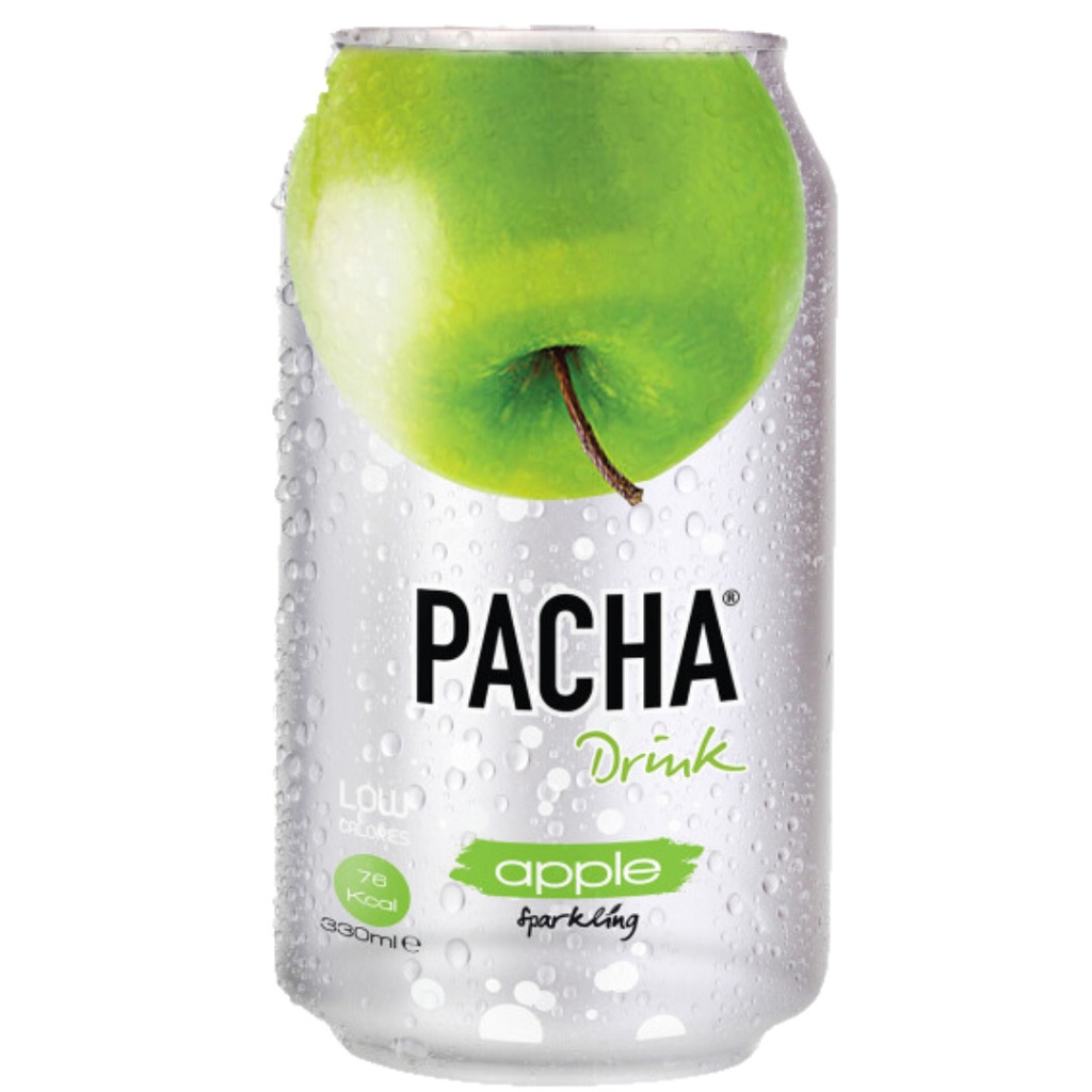 Pacha Drink Green Apple Flavour 24 x 330ml