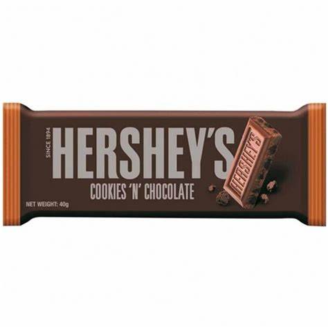 Hersheys Cookies & Chocolate Bar (24×40g)