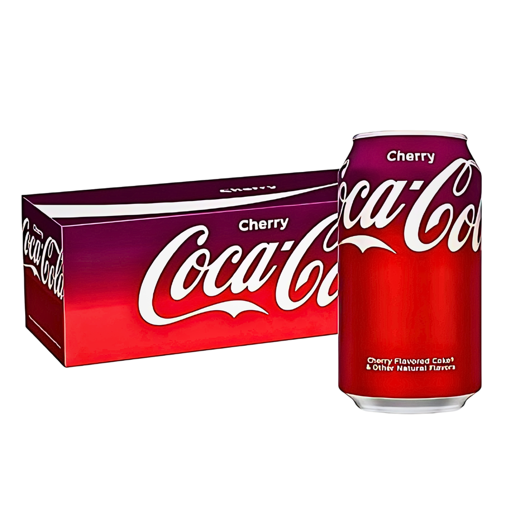 Coca-Cola Cherry Soda Cans USA 12oz (12 x 355ml)