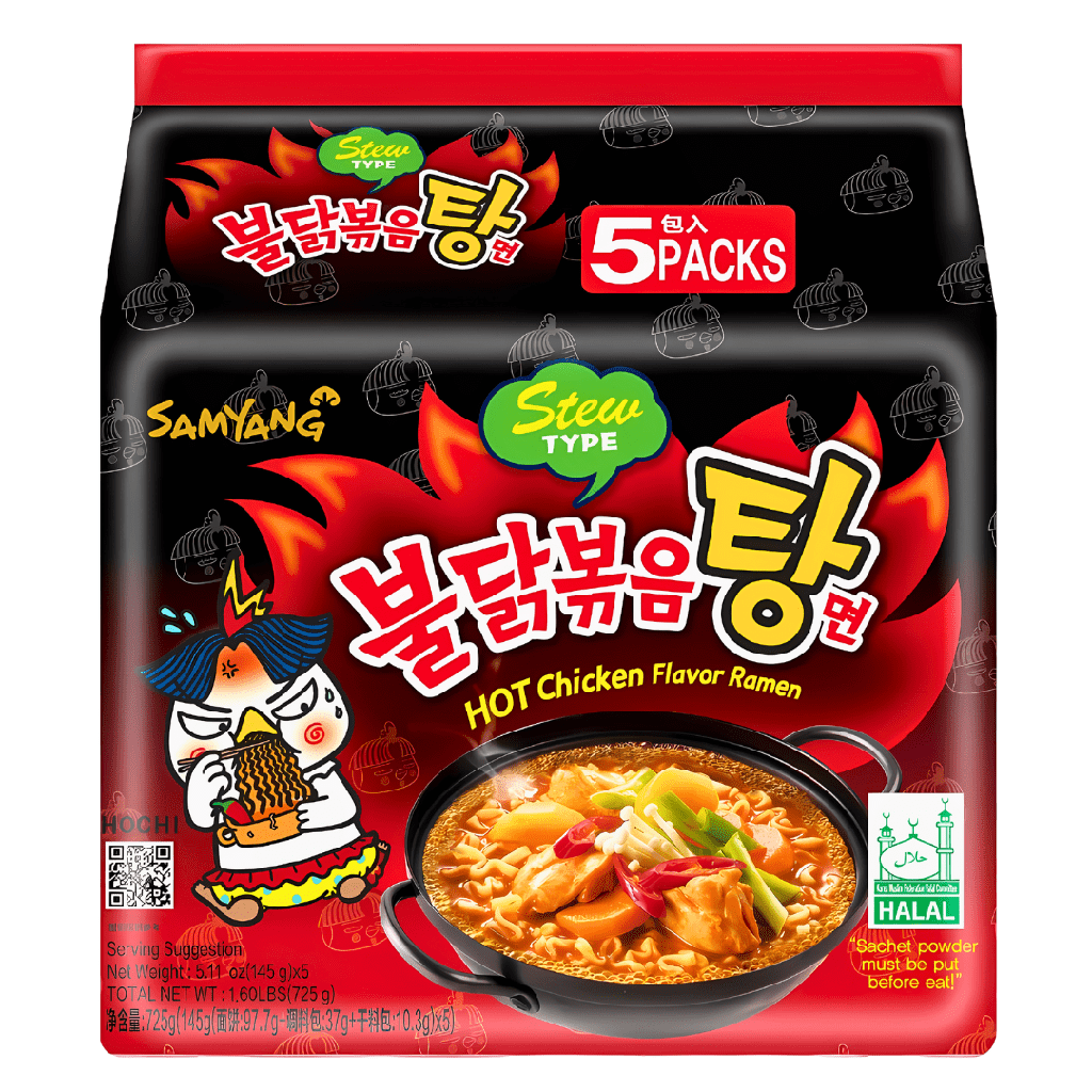 Samyang Buldak Hot Chicken Ramen Stew Type Flavour Korea (Master Carton) (145g)