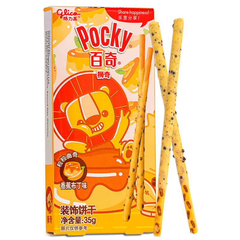 Pocky Stick Lion Banana Pudding Chinese (50x35g)