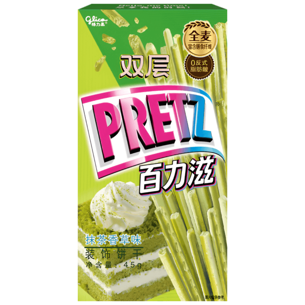 Glico Pretz Vanilla Matcha Flavour Chinese (36x45g)