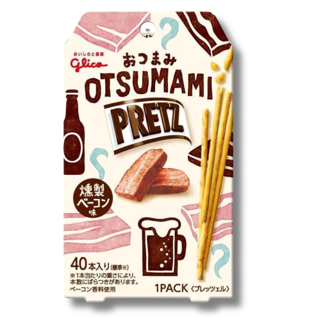 Glico Pretz Otsumami Smoked Bacon Flavour (14x24g)