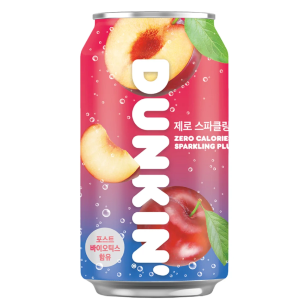 DUNKIN Sparkling Plum Can Zero Korean (24 x 350ml)