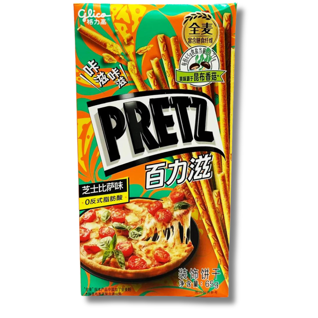 Glico Pretz Cheese Pizza Flavour (12x65g)