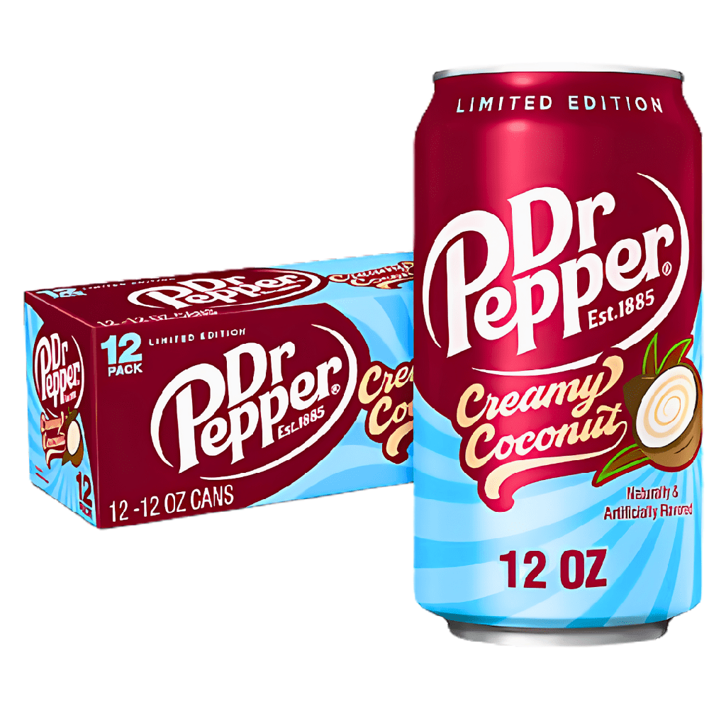 Dr Pepper Cream Coconut Soda USA (12x355ml)