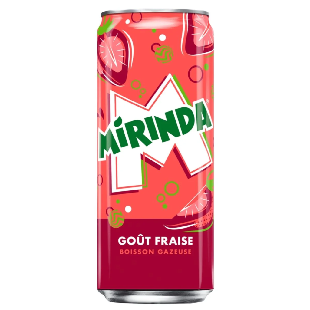 Mirinda Strawberry Slim Cans (24x330ml)