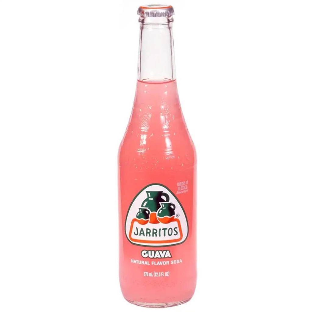 Jarritos Guava Flavour Glass Bottle Mexican (24 x 370ml)