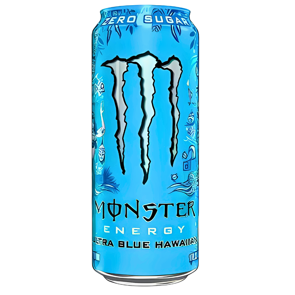 Monster Energy Drink Ultra Blue Hawaiian Zero Sugar (12x473ml)