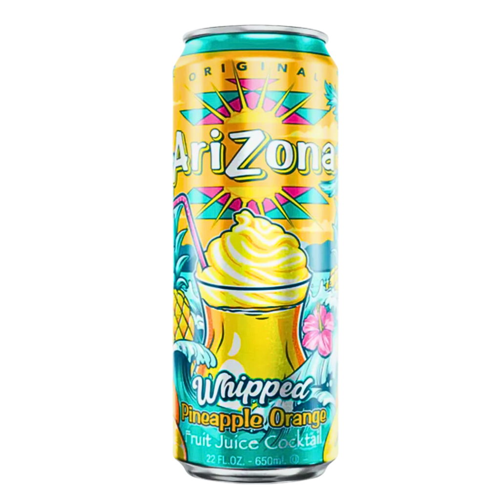 AriZona Whipped Pineapple Orange Flavour USA (24x650ml)