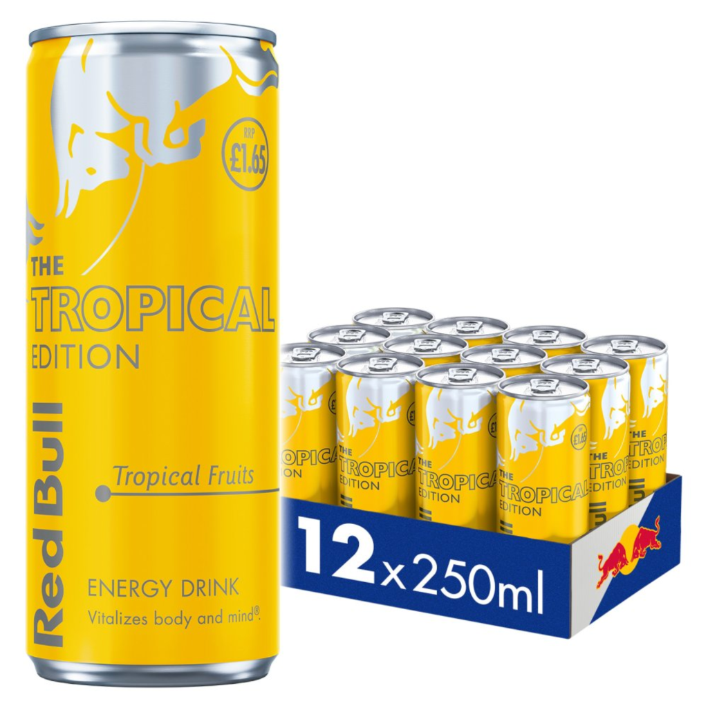 Red Bull The Tropical Edition (12 x 250ml) PMP£1.75