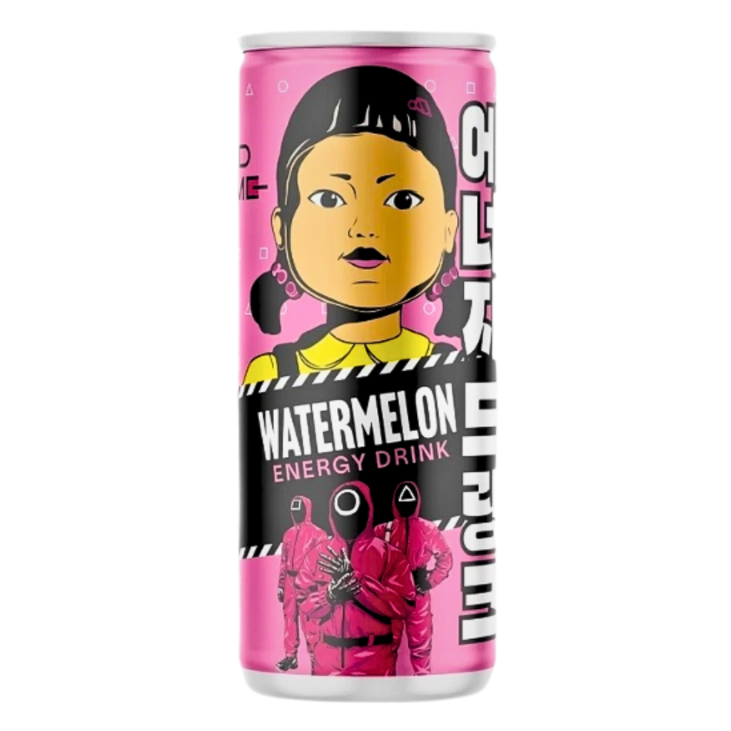 Squid Game Energy Drink Watermelon Flavour (24x250ml)